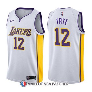 Maillot Los Angeles Lakers Channing Frye Association 12 2017-18 Blanc