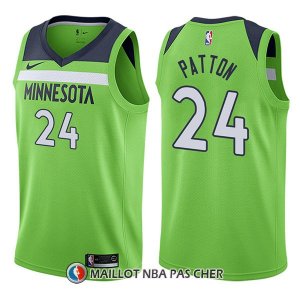Maillot Minnesota Timberwolves Justin Patton Statement 24 2017-18 Vert