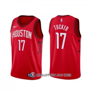Maillot Houston Rockets P.j. Tucker Earned Rouge