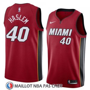 Maillot Miami Heat Udonis Haslem No 40 Statement 2018 Rouge