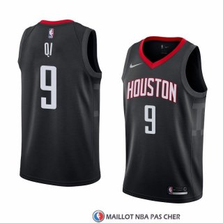 Maillot Houston Rockets Zhou Qi Statement 2018 Noir