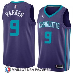 Maillot Charlotte Hornets Tony Parker No 9 Statement 2018 Volet