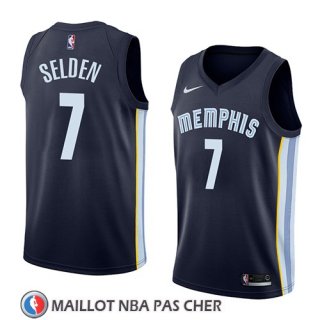 Maillot Memphis Grizzlies Wayne Selden No 7 Icon 2018 Bleu