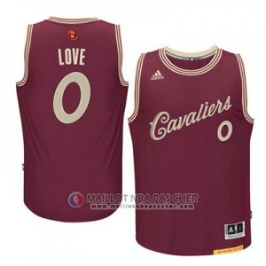 Maillot Cleveland Cavaliers Love Noel #0 Rouge