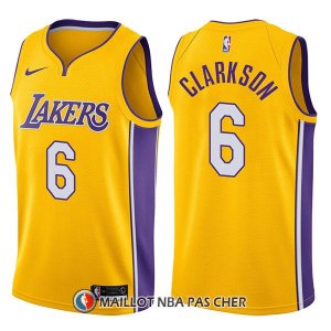 Maillot Los Angeles Lakers Jordan Clarkson Swingman Icon 6 2017-18 Or