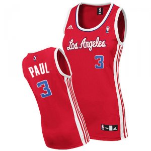 Maillot Femme de Chris Paul Los Angeles Clippers #3 Rouge