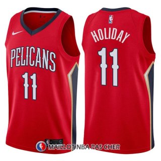 Maillot New Orleans Pelicans Jrue Holiday Statement 11 2017-18 Rouge