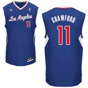 Maillot Bleu Crawford Los Angeles Clippers #11 Revolution 30