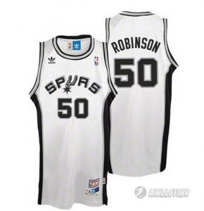 Maillot San Antonio Spurs Robinson Spurs #50 Blanc