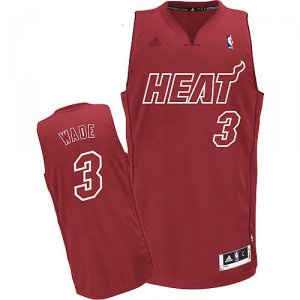 Maillot Wade Miami Heat #3 Rouge