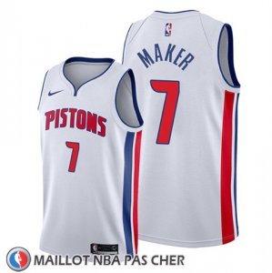 Maillot Detroit Pistons Thon Maker Association Blanc
