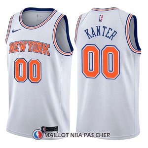Maillot New York Knicks Enes Kanter Statement 00 2017-18 Blanc