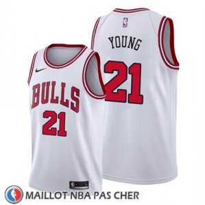 Maillot Chicago Bulls Thaddeus Young Association Blanc