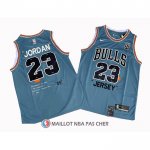 Maillot Chicago Bulls Michael Jordan No 23 Retro Bleu