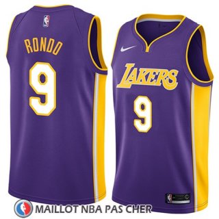 Maillot Los Angeles Lakers Rajon Rondo No 9 Statement 2018 Volet