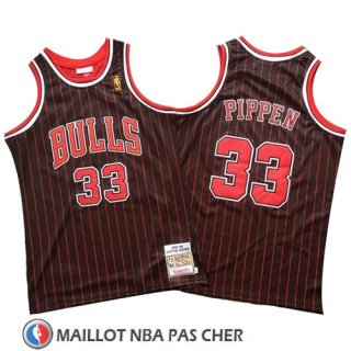 Maillot Chicago Bulls Scottie Pippen Mitchell & Ness Noir