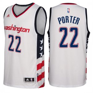 Maillot Wizards 2016-17 Porter 22 Blanc