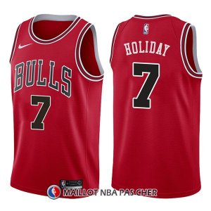 Maillot Chicago Bulls Justin Holiday Icon 7 2017-18 Rouge