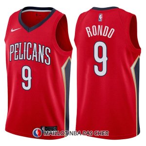 Maillot New Orleans Pelicans Rajon Rondo Statement 9 2017-18 Rouge