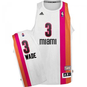Maillot ABA de Wade Miami Heat #3 Blanc