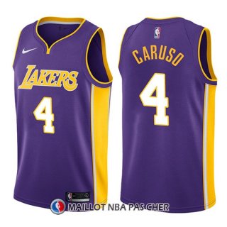 Maillot Los Angeles Lakers Alex Caruso Statement 4 2017-18 Volet
