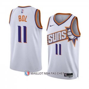 Maillot Phoenix Suns Bol Bol NO 11 Association 2023-24 Blanc