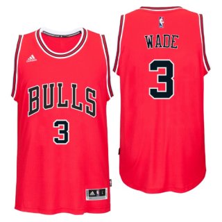Maillot Bulls Wade 3 Rouge