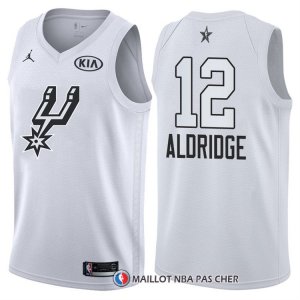 Maillot All Star 2018 San Antonio Spurs Lamarcus Aldridge 12 Blanc