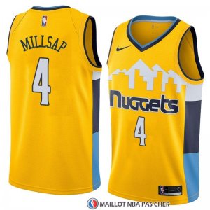 Maillot Denver Nuggets Paul Millsap Statement 2018 Jaune