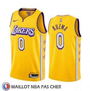 Maillot Los Angeles Lakers Kyle Kuzma Ville Edition Jaune