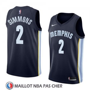Maillot Memphis Grizzlies Kobi Simmons No 2 Icon 2018 Bleu