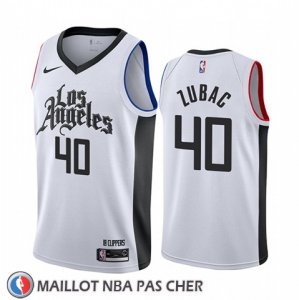 Maillot Los Angeles Clippers Ivica Zubac Ville Blanc