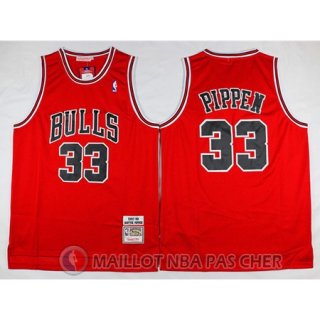 Maillot Retro de Pippen Chicago Bulls #33 Rouge