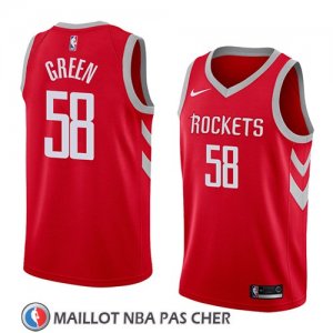 Maillot Houston Rockets Gerald Green No 58 Icon 2018 Rouge