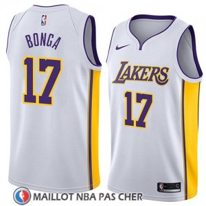 Maillot Los Angeles Lakers Isaac Bonga No 17 Association 2018 Blanc