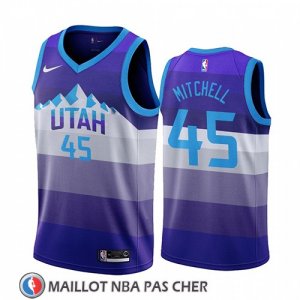 Maillot Utah Jazz Donovan Mitchell Throwback 2019-20 Volet
