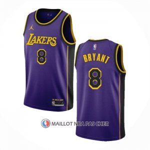 Maillot Los Angeles Lakers Kobe Bryant NO 8 Statement 2022-23 Volet
