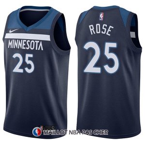 Maillot Minnesota Timberwolves Derrick Rose Icon 25 2017-18 Bleu