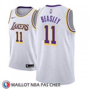 Maillot Los Angeles Lakers Michael Beasley No 11 Association 2018-19 Blanc