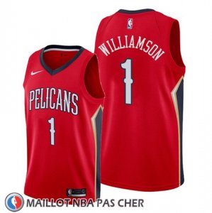 Maillot New Orleans Pelicans Zion Williamson Statement 2019-20 Rouge