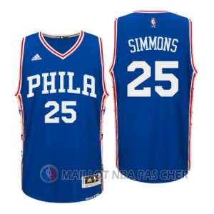 Maillot Philadelphia 76ers Simmons #25 Bleu