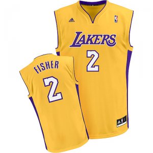 Maillot Los Angeles Lakers Fisher #2 Jaune