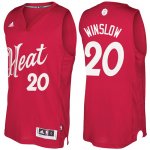 Maillot Navidad 2016 Justise Winslow Heat 20 Rouge
