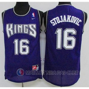 Maillot NBA Stojakovic Sacramento Kings Retro Pourpre