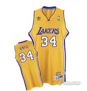 Maillot Los Angeles Lakers O neal #34 Orangee