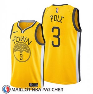 Maillot Golden State Warriors Jordan Poole Earned Jaune
