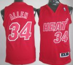 Maillot Allen Miami Heat #34 Rouge