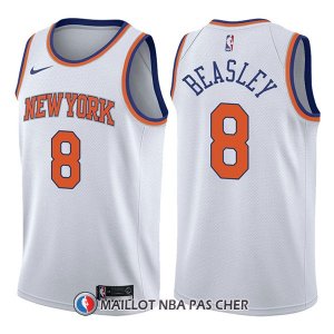 Maillot New York Knicks Michael Beasley Association 8 2017-18 Blanc
