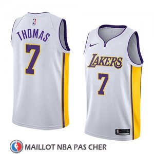 Maillot Los Angeles Lakers Isaiah Thomas No 7 Association 2018 Blanc