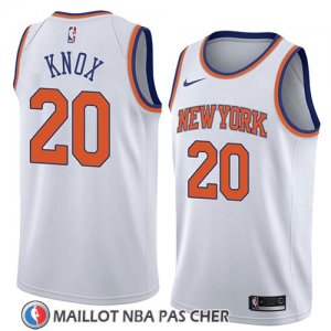Maillot New York Knicks Kevin Knox No 20 Association 2018 Blanc